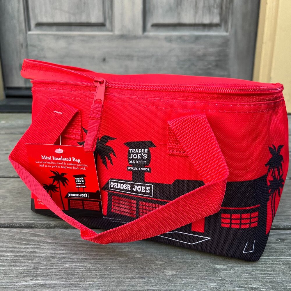 Trader Joe's Mini Red Insulated Tote
